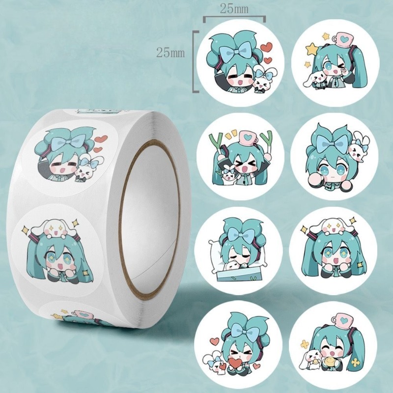 Desk Accessories - Ins Aesthetic Cute Hatsune Miku Stickers,