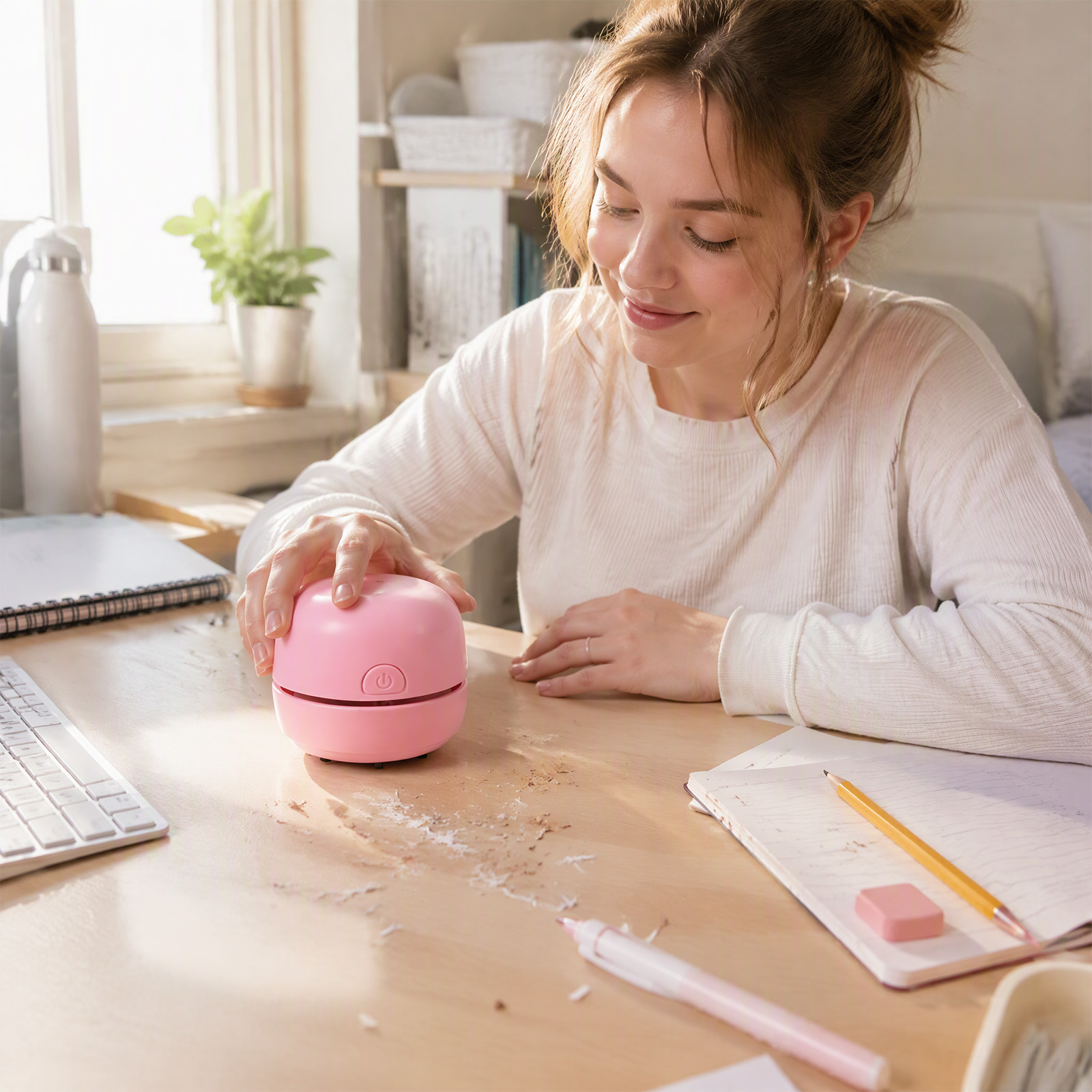 Cordless Handheld Mini Desktop - Mini Desktop Vacuum Cleaner For Eraser Dust 评论和价格