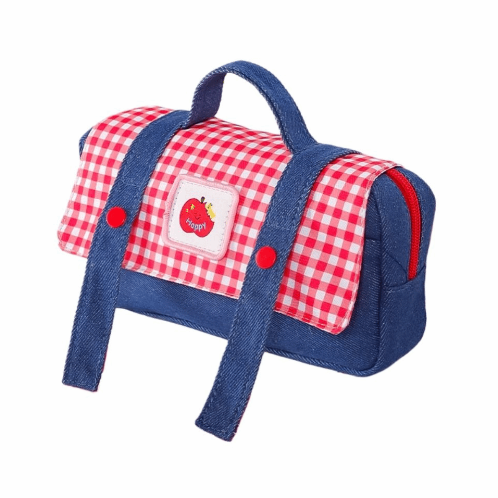 Denim Fruit Cowboy Pencil Case - Aesthetic Large Pencil Case Pouch 评论和价格