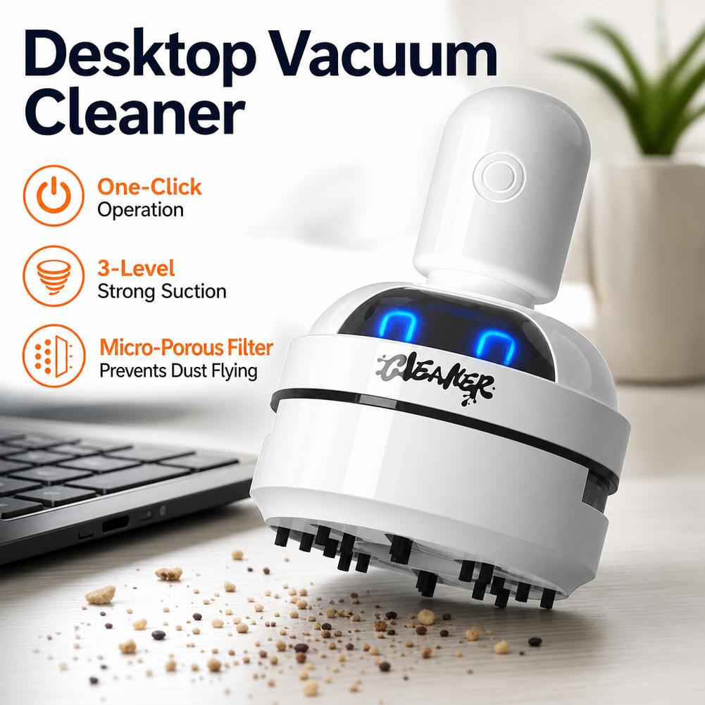 Quiet Desktop Mini Vacuum Clea - Mini Desktop Vacuum Cleaner For Eraser Dust 评论和价格