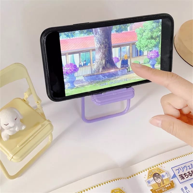 Cute Chair Phone Holder Stand  - Desk Accessories 评论和价格